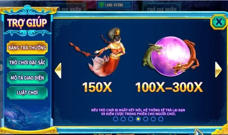 Hệ số thưởng các sinh vật trong game Bắn Cá Rồng Tại Go88