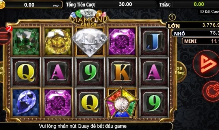 Giao diện chơi Nổ Hũ Kim Cương Tại Go88