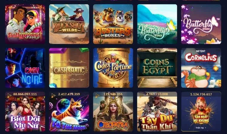 Nhiều tựa game nổ hũ hay để trải nghiệm tại GO88